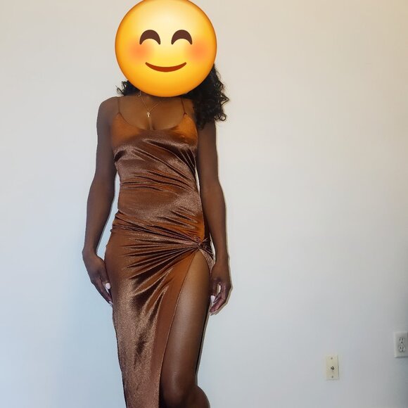 Brown dress - Picture 1 of 2